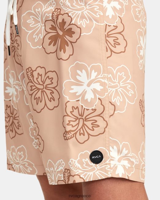 R422N81001 toppe 16 παντελόνι RVCA για άνδρες και γυναίκες χακί πυθμένα