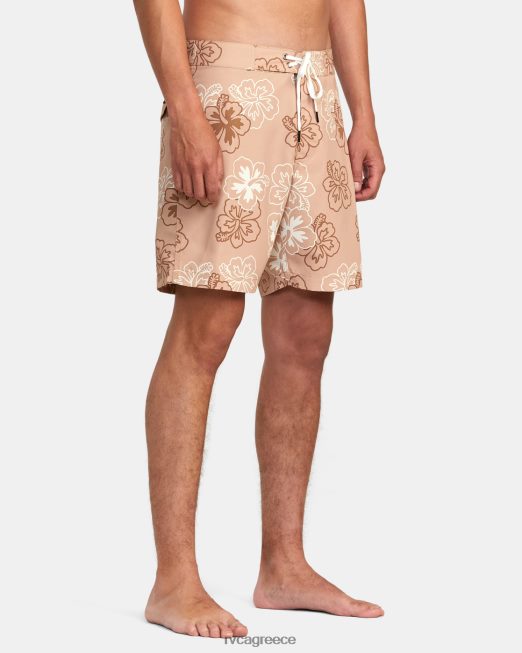 R422N81001 toppe 16 παντελόνι RVCA για άνδρες και γυναίκες χακί πυθμένα