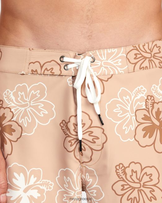 R422N81001 toppe 16 παντελόνι RVCA για άνδρες και γυναίκες χακί πυθμένα