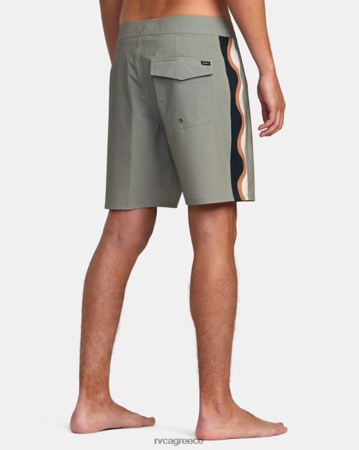 R422N81009 επιτραπέζιο σορτς apex 18 RVCA για άνδρες και γυναίκες κύμα αλόης πυθμένα