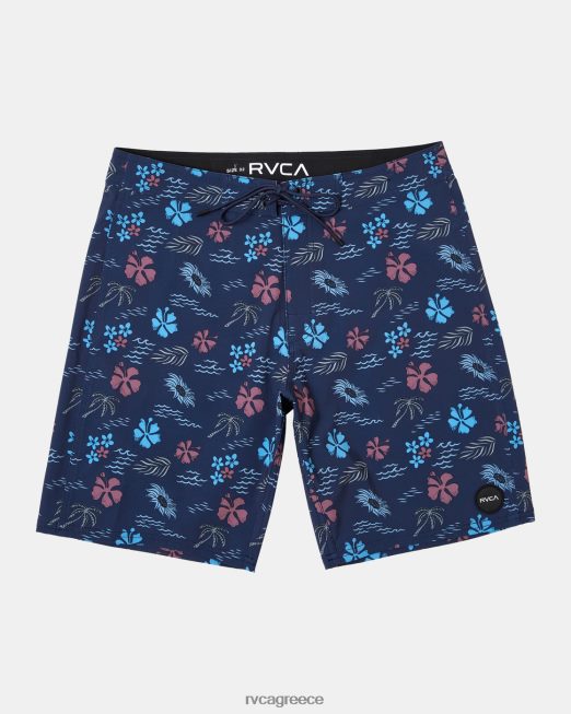 R422N81011 va boardshort 19 RVCA για άνδρες και γυναίκες ΠΟΛΕΜΙΚΟ ΝΑΥΤΙΚΟ πυθμένα