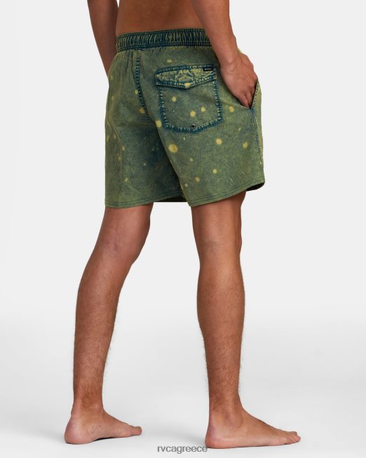 R422N81014 μανιακό ελαστικό σορτς μέσης βαμμένο με γραβάτα 17 RVCA για άνδρες και γυναίκες έλος πυθμένα