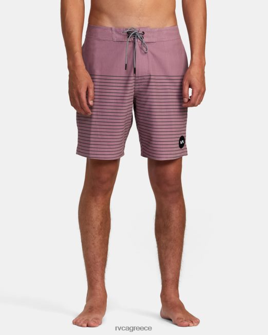 R422N81072 Curren boardshort 18 RVCA για άνδρες και γυναίκες λεβάντα πυθμένα