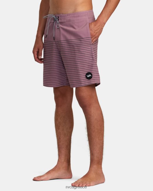 R422N81072 Curren boardshort 18 RVCA για άνδρες και γυναίκες λεβάντα πυθμένα
