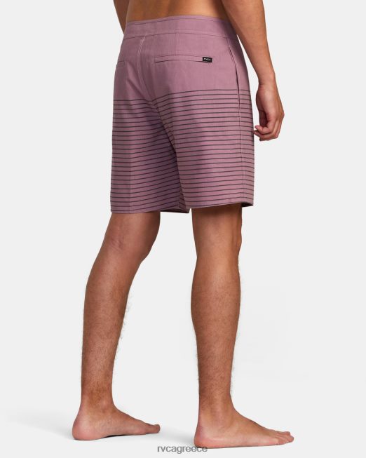 R422N81072 Curren boardshort 18 RVCA για άνδρες και γυναίκες λεβάντα πυθμένα