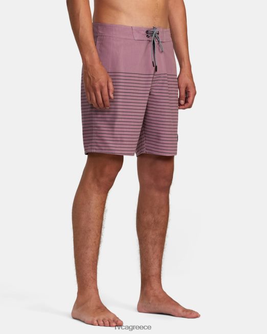 R422N81072 Curren boardshort 18 RVCA για άνδρες και γυναίκες λεβάντα πυθμένα