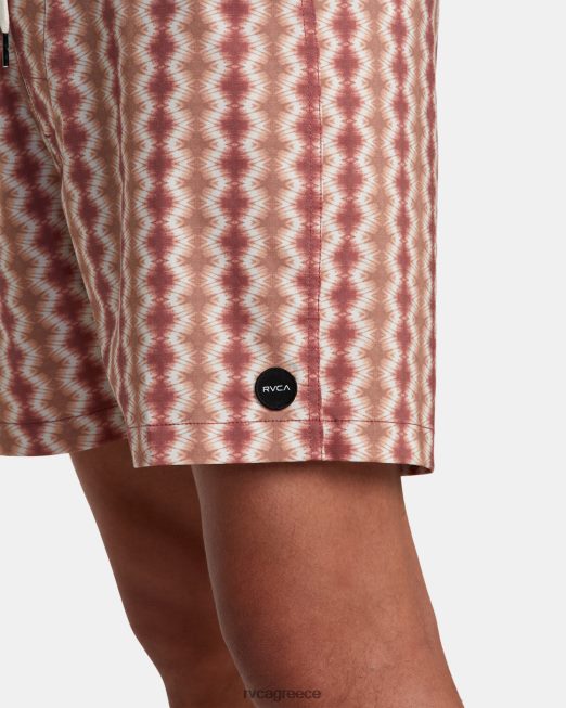 R422N8128 σορτς brookes 16 RVCA για άνδρες και γυναίκες κιννάβαρι πυθμένα