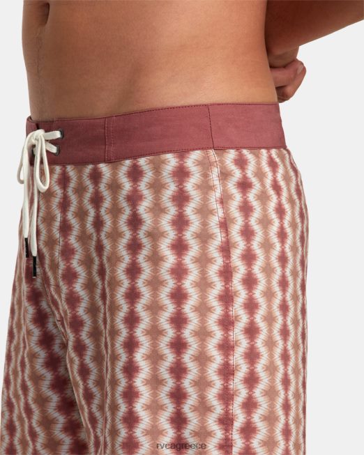 R422N8128 σορτς brookes 16 RVCA για άνδρες και γυναίκες κιννάβαρι πυθμένα