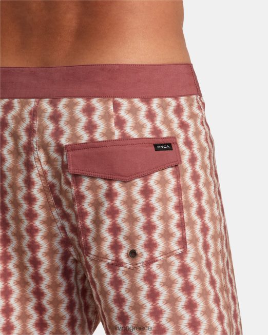 R422N8128 σορτς brookes 16 RVCA για άνδρες και γυναίκες κιννάβαρι πυθμένα