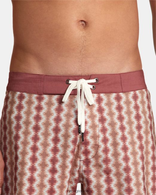 R422N8128 σορτς brookes 16 RVCA για άνδρες και γυναίκες κιννάβαρι πυθμένα