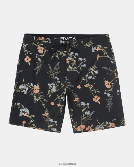 R422N8151 va boardshort 19 RVCA για άνδρες και γυναίκες μεσάνυχτα πυθμένα