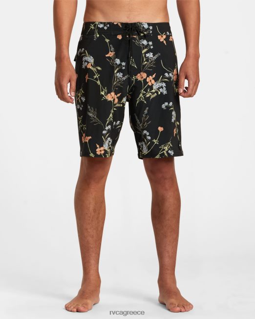 R422N8151 va boardshort 19 RVCA για άνδρες και γυναίκες μεσάνυχτα πυθμένα