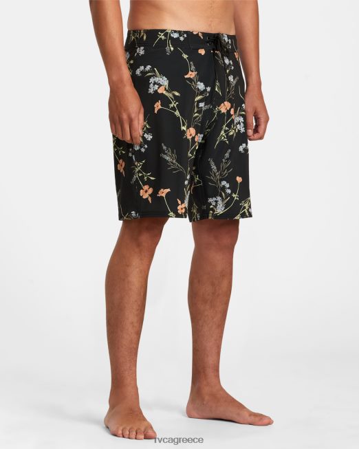 R422N8151 va boardshort 19 RVCA για άνδρες και γυναίκες μεσάνυχτα πυθμένα