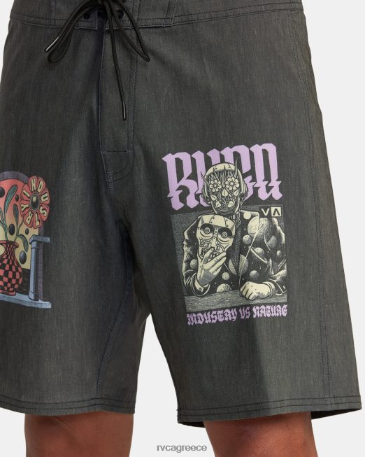 R422N8231 επιτραπέζιο σορτς martin ander 18 RVCA για άνδρες και γυναίκες μαύρος πυθμένα