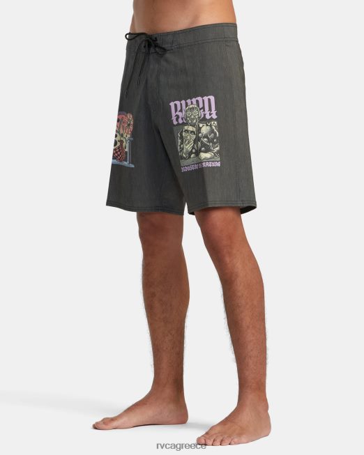 R422N8231 επιτραπέζιο σορτς martin ander 18 RVCA για άνδρες και γυναίκες μαύρος πυθμένα