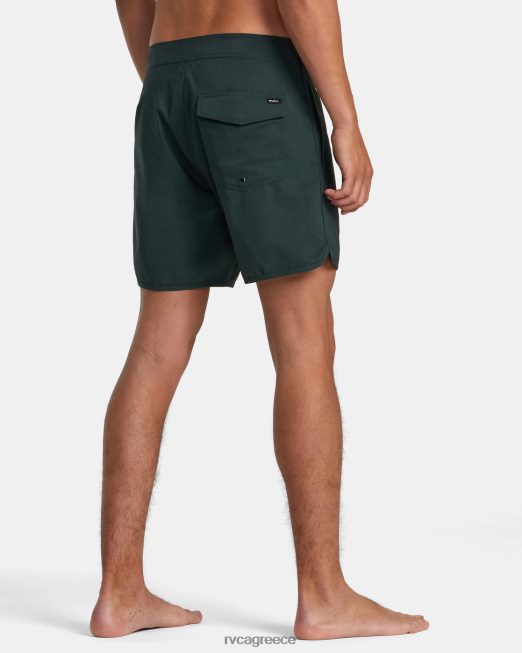 R422N8325 σορτς freeport 16 RVCA για άνδρες και γυναίκες κυνηγός πράσινος πυθμένα