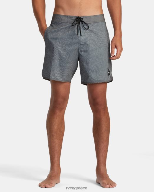 R422N8326 σορτς freeport 16 RVCA για άνδρες και γυναίκες μαύρος πυθμένα