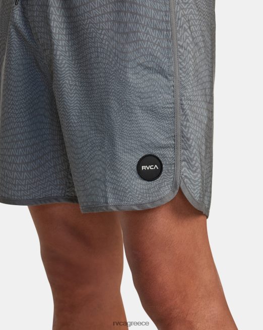 R422N8326 σορτς freeport 16 RVCA για άνδρες και γυναίκες μαύρος πυθμένα