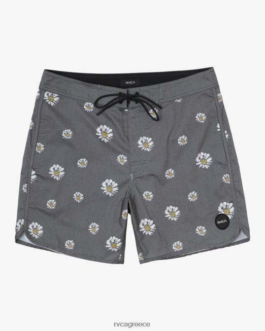 R422N8330 σορτς freeport 16 RVCA για άνδρες και γυναίκες μαύρο φλοράλ πυθμένα