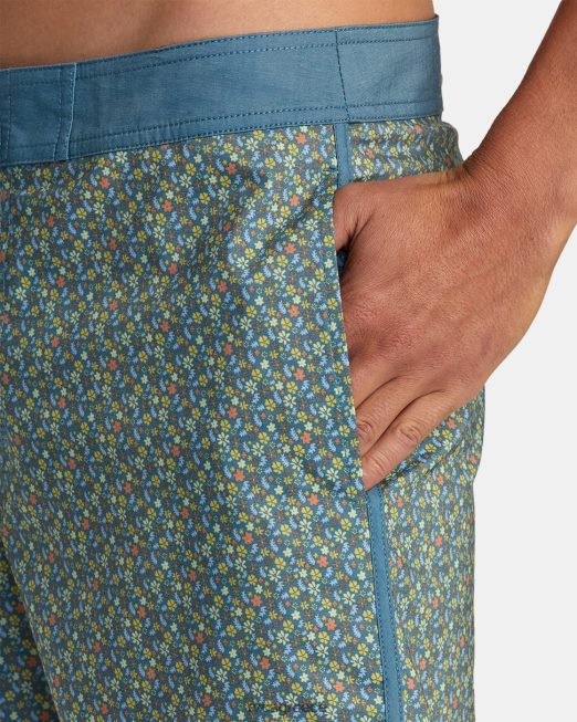 R422N8334 σορτς freeport 16 RVCA για άνδρες και γυναίκες μπλε πάπιας πυθμένα