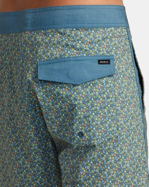 R422N8334 σορτς freeport 16 RVCA για άνδρες και γυναίκες μπλε πάπιας πυθμένα