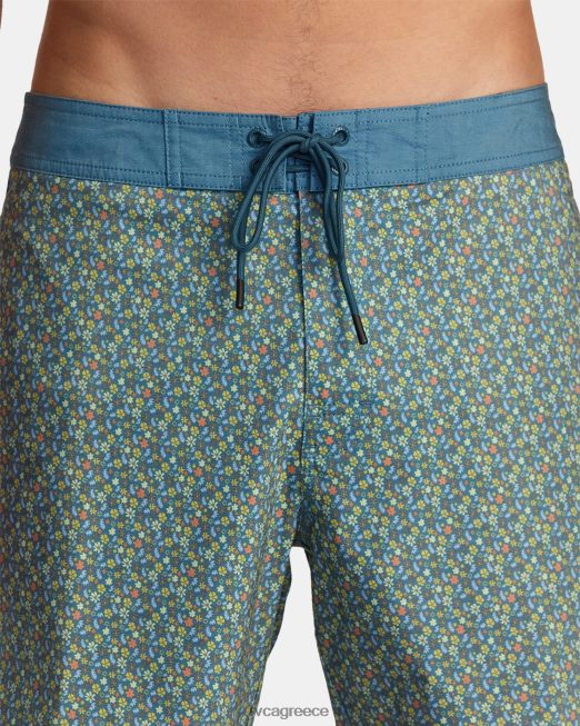 R422N8334 σορτς freeport 16 RVCA για άνδρες και γυναίκες μπλε πάπιας πυθμένα