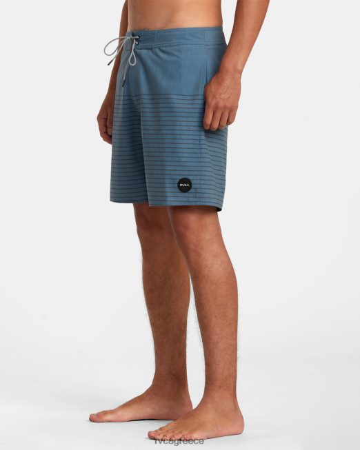 R422N8384 Curren boardshort 18 RVCA για άνδρες και γυναίκες μπλε πάπιας πυθμένα