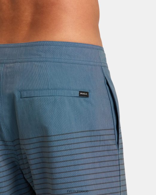 R422N8384 Curren boardshort 18 RVCA για άνδρες και γυναίκες μπλε πάπιας πυθμένα
