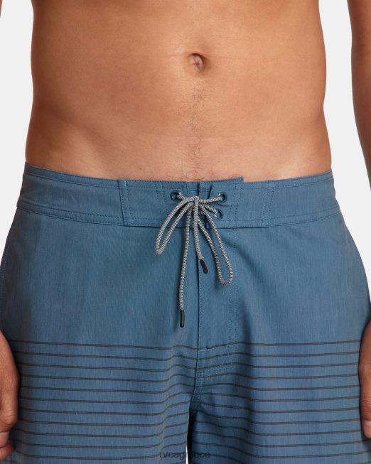 R422N8384 Curren boardshort 18 RVCA για άνδρες και γυναίκες μπλε πάπιας πυθμένα