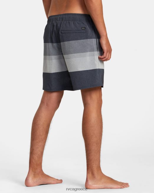 R422N839 westport yarndye ελαστικό σορτς μέσης 17 RVCA για άνδρες και γυναίκες κυκλοθυμικό μπλε πυθμένα