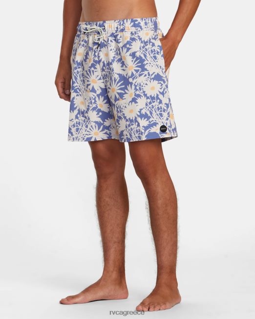 R422N8444 va pigment ελαστικό σορτς μέσης 17 RVCA για άνδρες και γυναίκες ακτή πυθμένα