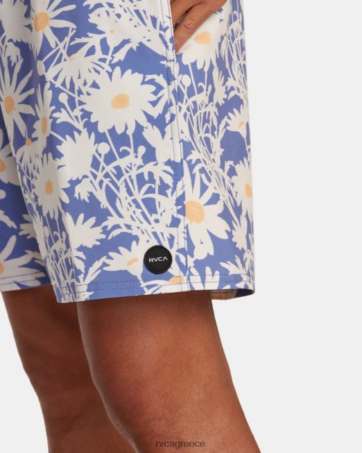 R422N8444 va pigment ελαστικό σορτς μέσης 17 RVCA για άνδρες και γυναίκες ακτή πυθμένα