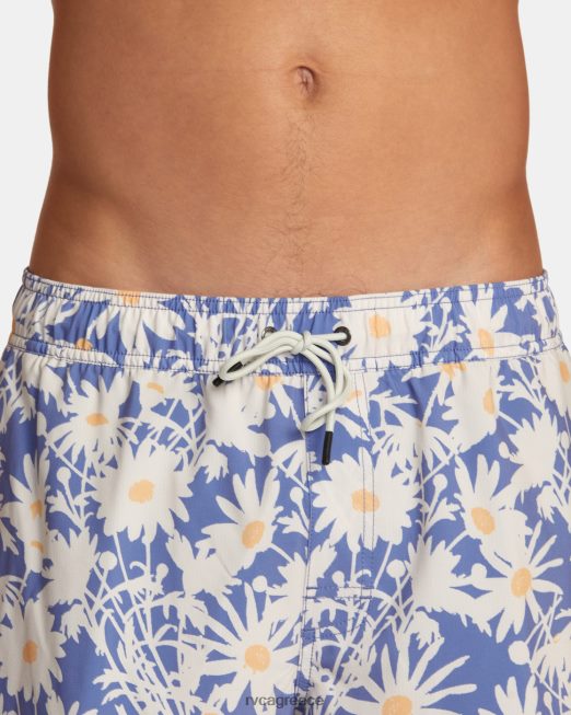 R422N8444 va pigment ελαστικό σορτς μέσης 17 RVCA για άνδρες και γυναίκες ακτή πυθμένα