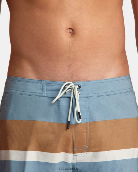 R422N845 επιτραπέζιο σορτς westport 17 RVCA για άνδρες και γυναίκες γαλάζιο πυθμένα