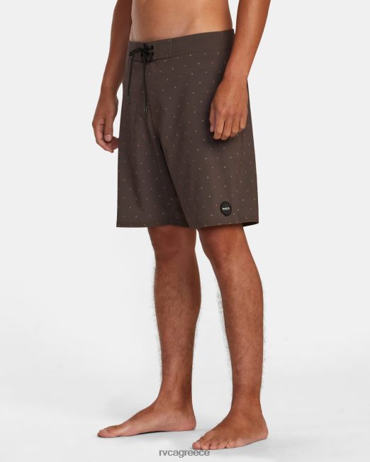 R422N8485 va boardshort 19 RVCA για άνδρες και γυναίκες καφέ βομβάης πυθμένα