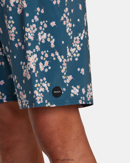 R422N8492 va pigment ελαστική μέση RVCA για άνδρες και γυναίκες μπλε πάπιας πυθμένα