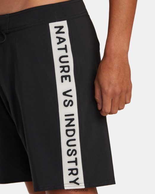 R422N8494 επιτραπέζιο σορτς apex 18 RVCA για άνδρες και γυναίκες μαύρο 2 πυθμένα