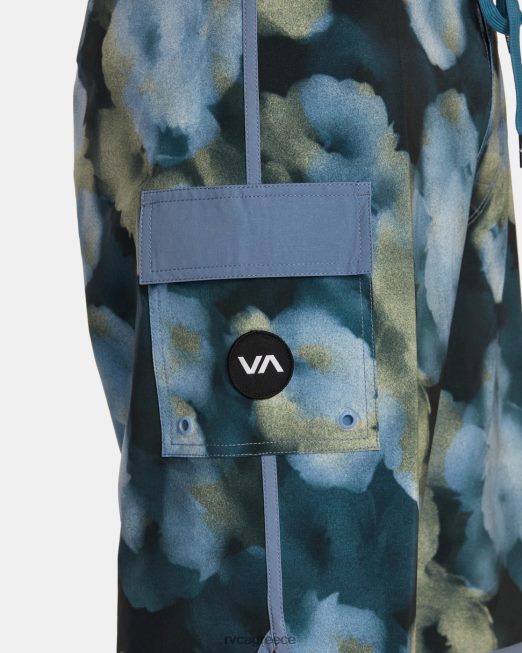 R422N8550 ανατολικό παντελόνι 20 RVCA για άνδρες και γυναίκες βιομηχανικό μπλε πυθμένα