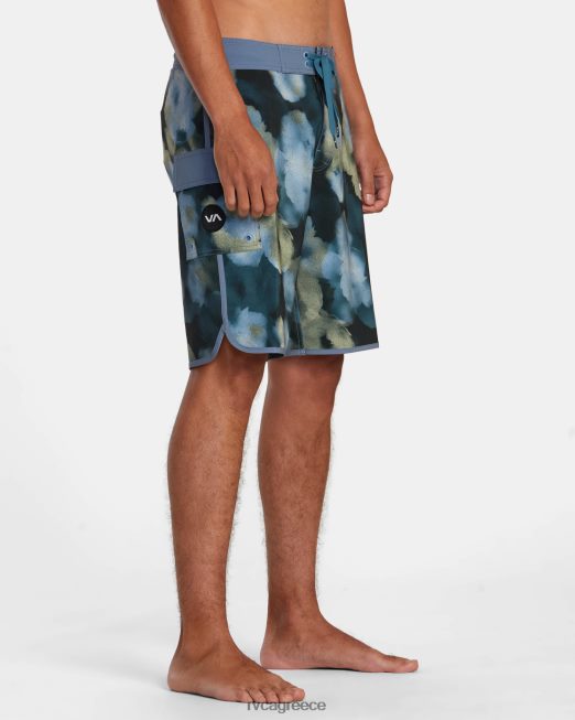 R422N8550 ανατολικό παντελόνι 20 RVCA για άνδρες και γυναίκες βιομηχανικό μπλε πυθμένα