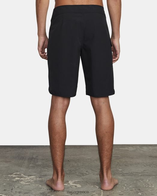 R422N8588 ανατολικά σορτς 18 RVCA για άνδρες και γυναίκες όλα μαύρα πυθμένα