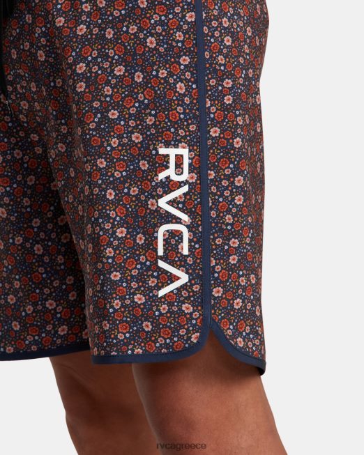 R422N859 ανατολικά σορτς 18 RVCA για άνδρες και γυναίκες κυκλοθυμικό μπλε πυθμένα