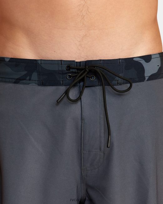 R422N8613 επιτραπέζιο σορτς apex 19 RVCA για άνδρες και γυναίκες ξυλάνθρακας πυθμένα
