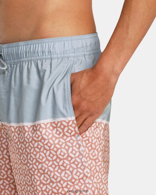 R422N8624 Σορτς county ελαστική μέσης 17 RVCA για άνδρες και γυναίκες σφουγγάρισμα πυθμένα