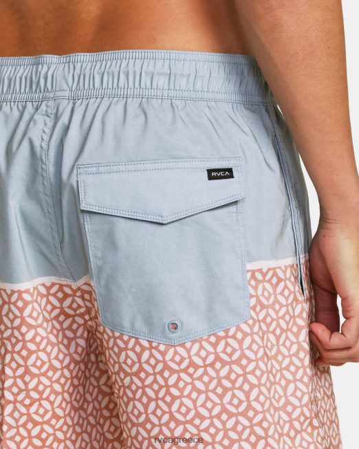 R422N8624 Σορτς county ελαστική μέσης 17 RVCA για άνδρες και γυναίκες σφουγγάρισμα πυθμένα