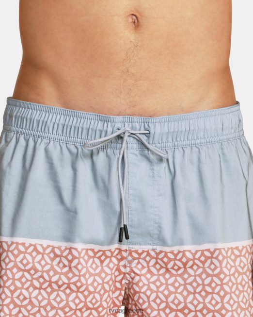 R422N8624 Σορτς county ελαστική μέσης 17 RVCA για άνδρες και γυναίκες σφουγγάρισμα πυθμένα