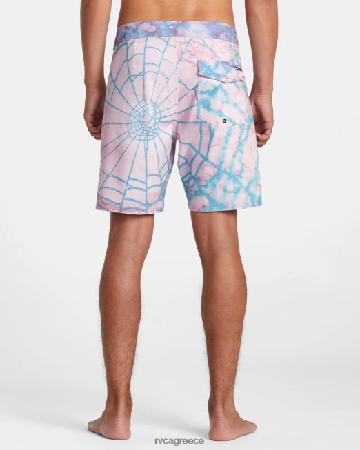 R422N862 επιτραπέζιο σορτς Colin sussingham 18 RVCA για άνδρες και γυναίκες ανοιχτό μωβ πυθμένα