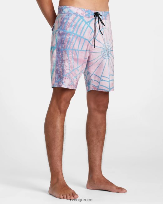 R422N862 επιτραπέζιο σορτς Colin sussingham 18 RVCA για άνδρες και γυναίκες ανοιχτό μωβ πυθμένα