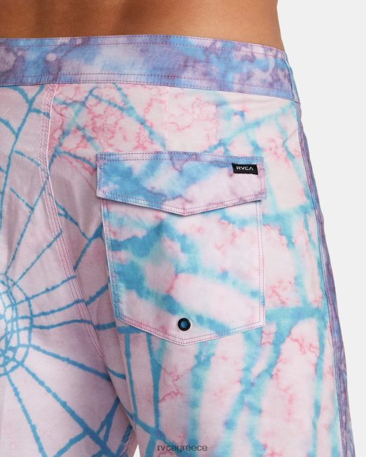 R422N862 επιτραπέζιο σορτς Colin sussingham 18 RVCA για άνδρες και γυναίκες ανοιχτό μωβ πυθμένα