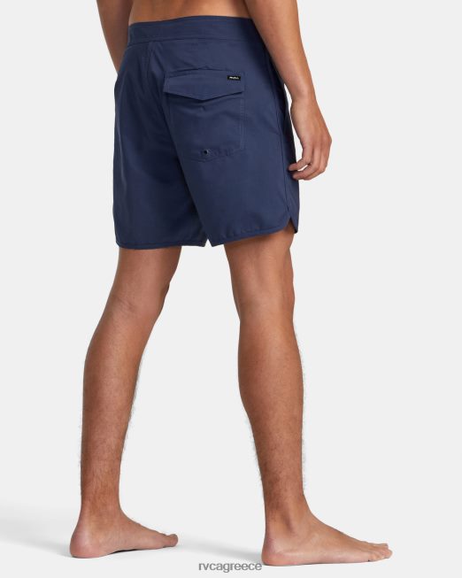 R422N8658 σορτς freeport 16 RVCA για άνδρες και γυναίκες κυκλοθυμικό μπλε πυθμένα
