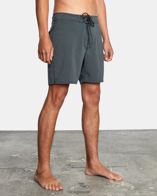 R422N8676 σορτς πιγκμέντου va 18 RVCA για άνδρες και γυναίκες μαύρος πυθμένα